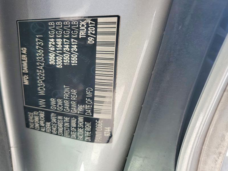 2018 Mercedes-benz Metris მანქანა იყიდება აუქციონზე, vin: WD3PG2EA2J3367371, აუქციონის ნომერი: 60590566
