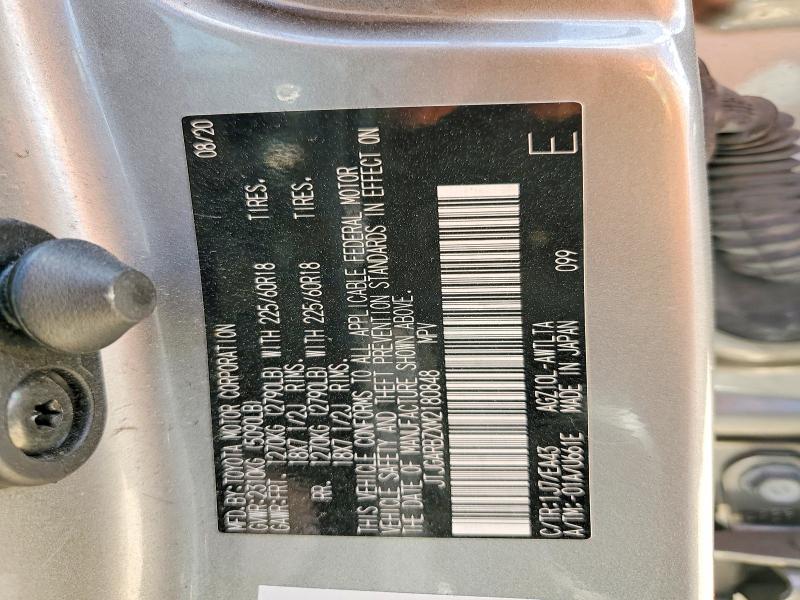 Aukcja sprzedaży 2021 Lexus Nx 300, vin: JTJGARBZXM2180848, numer aukcji: 60356686