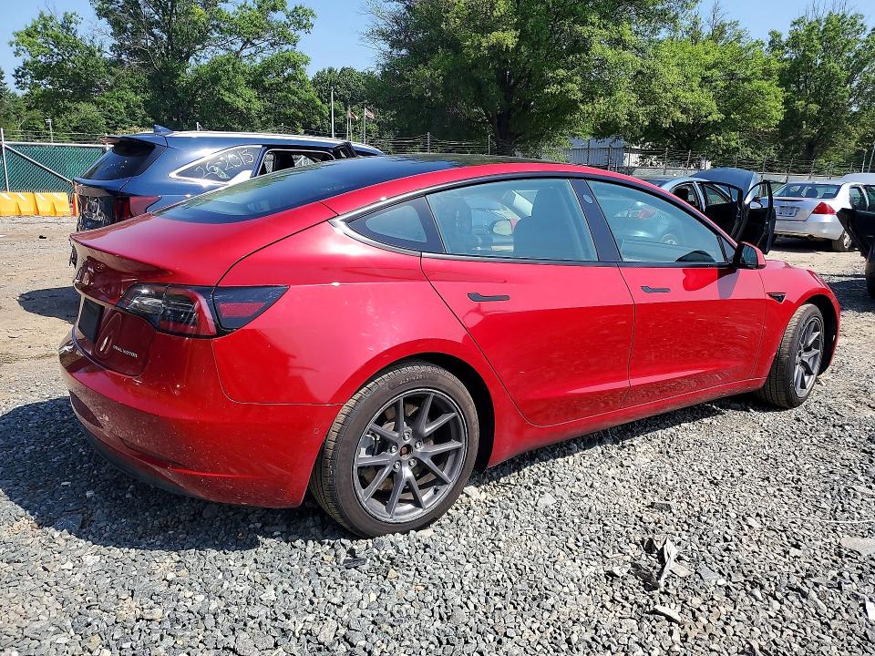 Продажа на аукционе авто 2022 Tesla 3, vin: 5YJ3E1EB4NF285776, номер лота: 58921706