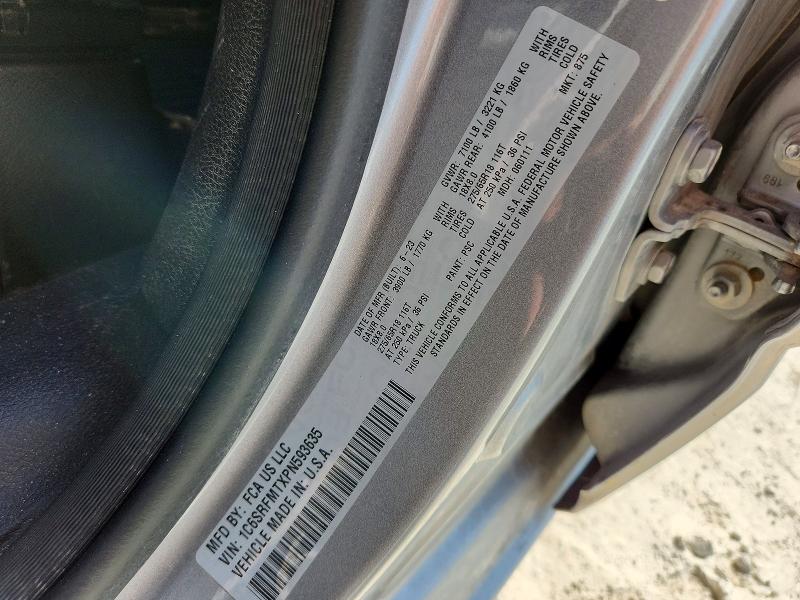 2023 Ram 1500 მანქანა იყიდება აუქციონზე, vin: 1C6SRFMTXPN593635, აუქციონის ნომერი: 62122516