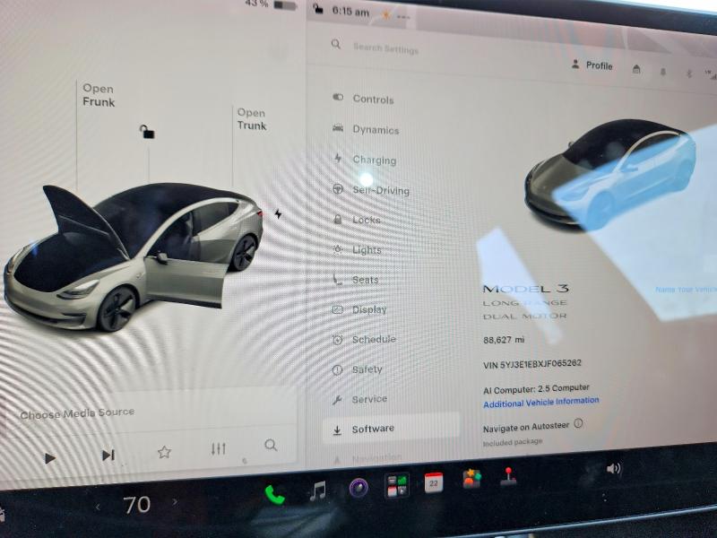 Aukcja sprzedaży 2018 Tesla Model 3, vin: 5YJ3E1EBXJF065262, numer aukcji: 59402276