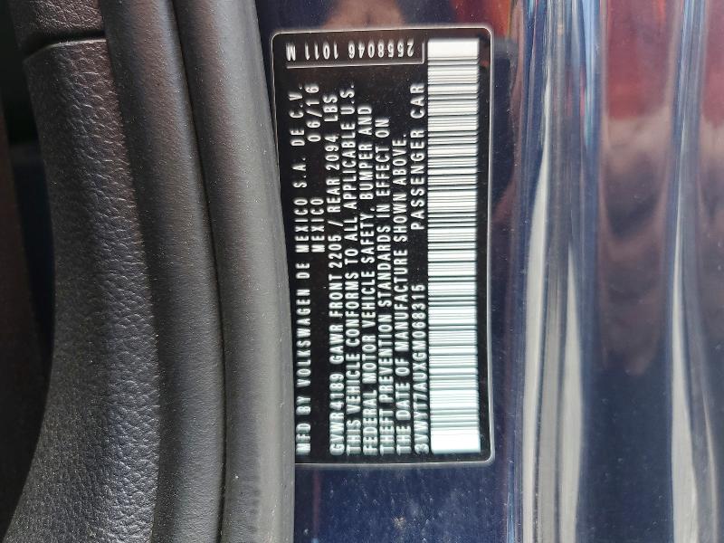 Продаж на аукціоні авто 2016 Volkswagen Gti, vin: 3VWYT7AUXGM068315, номер лоту: 61995046