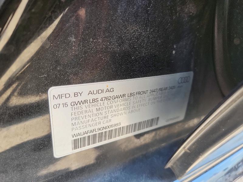 Aukcja sprzedaży 2016 Audi A4, vin: WAUAFAFL9GN005993, numer aukcji: 61949336