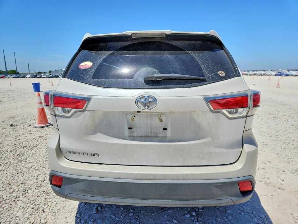 Aukcja sprzedaży 2016 Toyota Highlander, vin: 5TDZARFH6GS021268, numer aukcji: 63373626