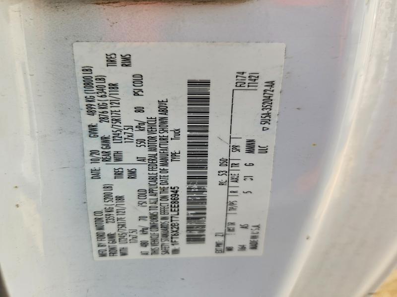 Aukcja sprzedaży 2020 Ford F250, vin: 1FT8X2BT7LEE86945, numer aukcji: 62137716