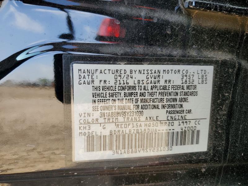 Aukcja sprzedaży 2025 Nissan Sentra, vin: 3N1AB8BV9SY231030, numer aukcji: 61542876