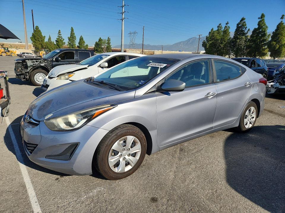 2016 Hyundai Elantra მანქანა იყიდება აუქციონზე, vin: 5NPDH4AE5GH717700, აუქციონის ნომერი: 60083566