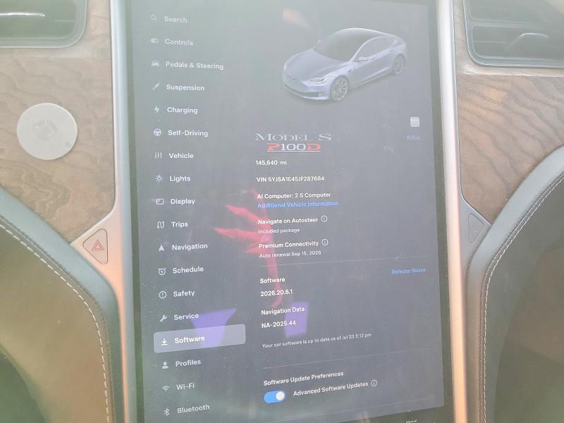 Aukcja sprzedaży 2018 Tesla Model S, vin: 5YJSA1E45JF287684, numer aukcji: 62076566