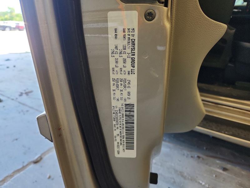 Продаж на аукціоні авто 2012 Dodge Grand Caravan, vin: 2C4RDGCG9CR302720, номер лоту: 63358496