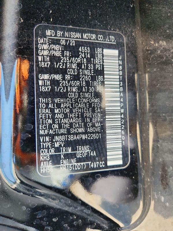 Продаж на аукціоні авто 2023 Nissan Rogue, vin: JN8BT3BA4PW422601, номер лоту: 60305346