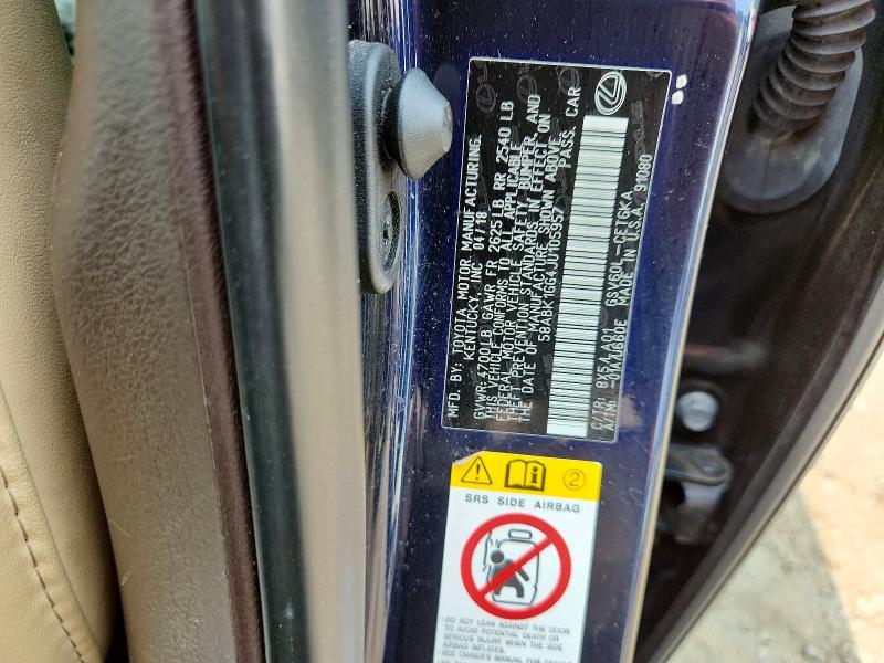 61302796 :رقم المزاد ، 58ABK1GG4JU105957 vin ، 2018 Lexus Es مزاد بيع