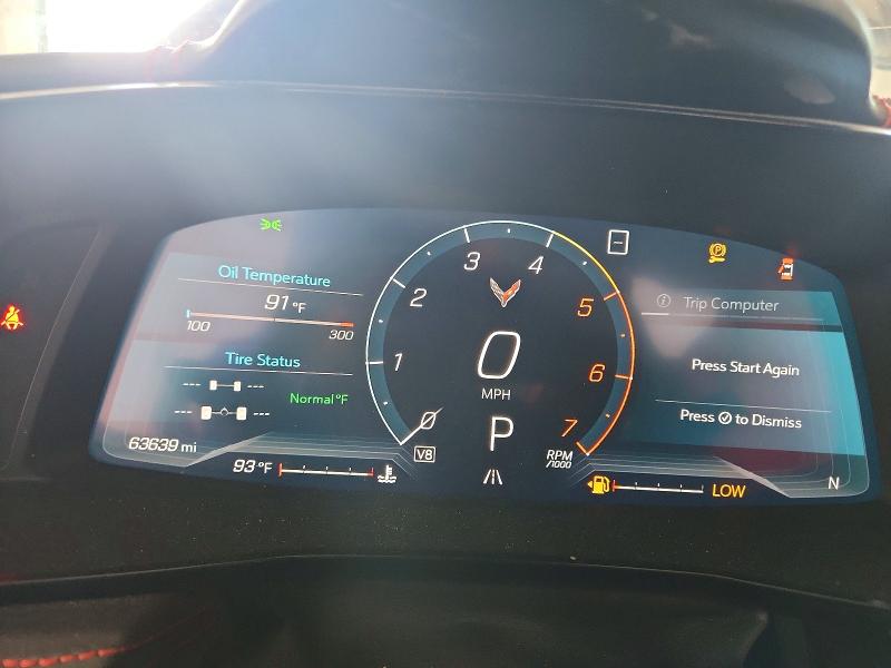 2020 Chevrolet Corvette მანქანა იყიდება აუქციონზე, vin: 1G1Y72D42L5109129, აუქციონის ნომერი: 59663556