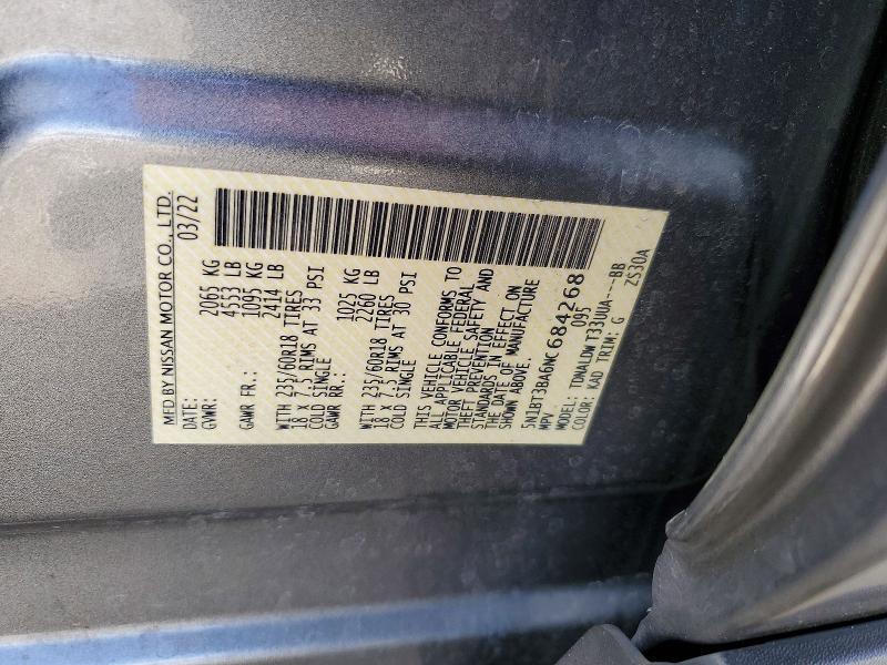 Auction sale of the 2022 Nissan Rogue, vin: 5N1BT3BA6NC684268, lot number: 59673126