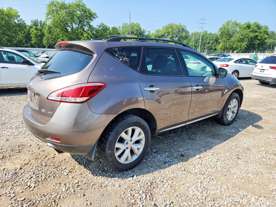 61080376 :رقم المزاد ، JN8AZ1MW9BW166858 vin ، 2011 Nissan Murano مزاد بيع