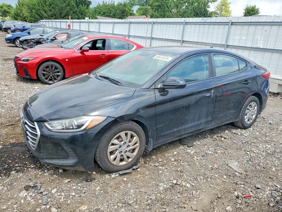 Auction sale of the 2017 Hyundai Elantra, vin: KMHD74LF3HU433011, lot number: 60615976
