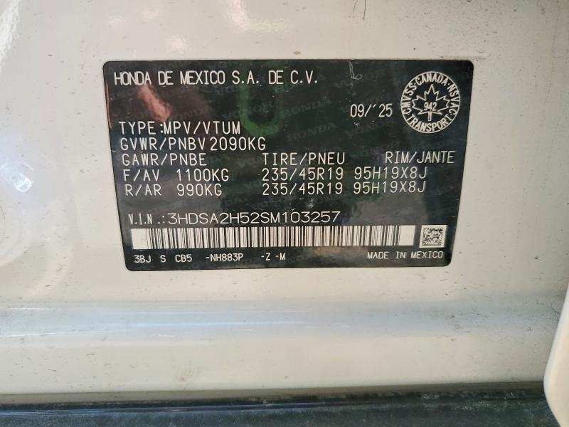 Продажа на аукционе авто 2025 Acura Adx, vin: 3HDSA2H52SM103257, номер лота: 62887426