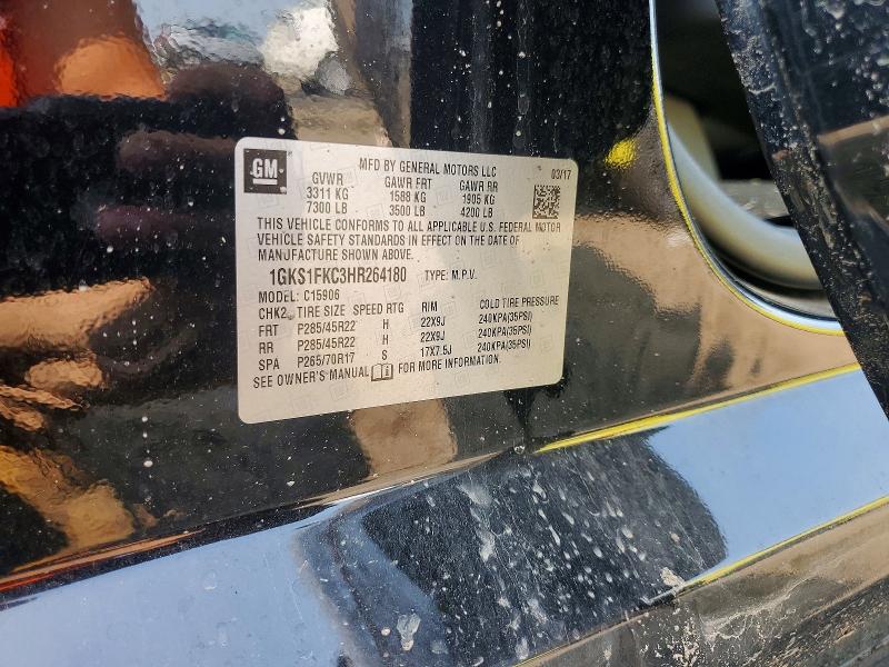 Aukcja sprzedaży 2017 Gmc Yukon Xl, vin: 1GKS1FKC3HR264180, numer aukcji: 60884636