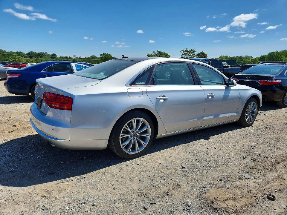 62928146 :رقم المزاد ، WAURGAFD9DN003617 vin ، 2013 Audi A8 مزاد بيع