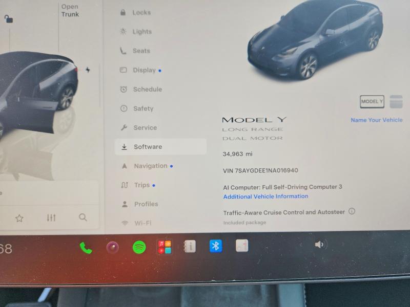 61770036 :رقم المزاد ، 7SAYGDEE1NA016940 vin ، 2022 Tesla Model Y مزاد بيع
