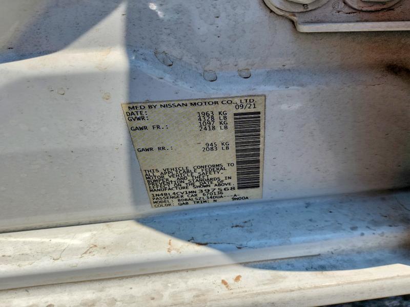 Aukcja sprzedaży 2021 Nissan Altima, vin: 1N4BL4CV1MN397568, numer aukcji: 60085136