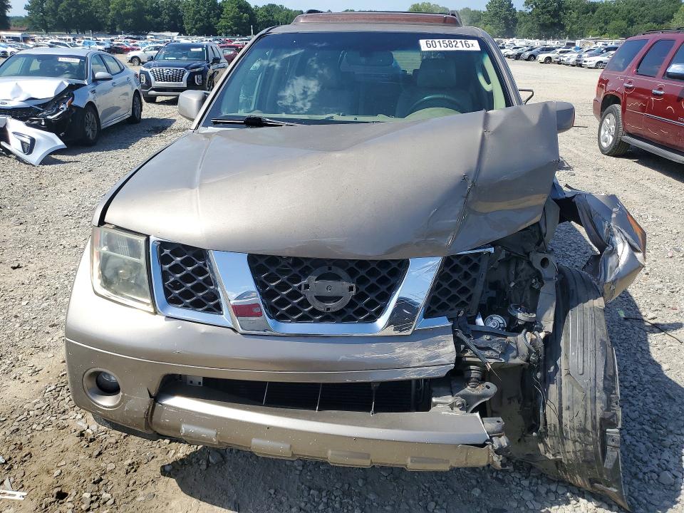 60158216 :رقم المزاد ، 5N1AR18U57C621343 vin ، 2007 Nissan Pathfinder مزاد بيع