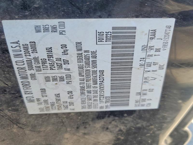 60018796 :رقم المزاد ، 1FTZR15VXYPA37048 vin ، 2000 Ford Ranger مزاد بيع