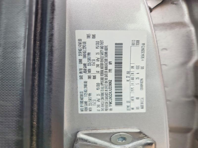 Продажа на аукционе авто 2018 Ford Escape, vin: 1FMCU9GDXJUD39062, номер лота: 60708666