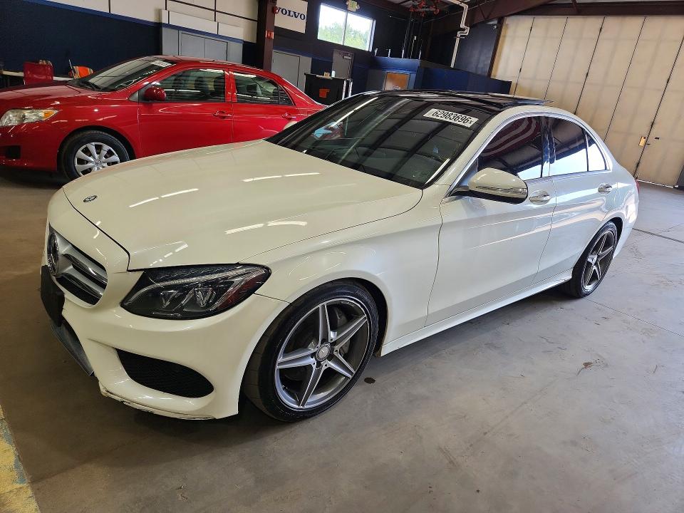 2015 Mercedes-benz C მანქანა იყიდება აუქციონზე, vin: 55SWF4KB5FU084839, აუქციონის ნომერი: 62983696