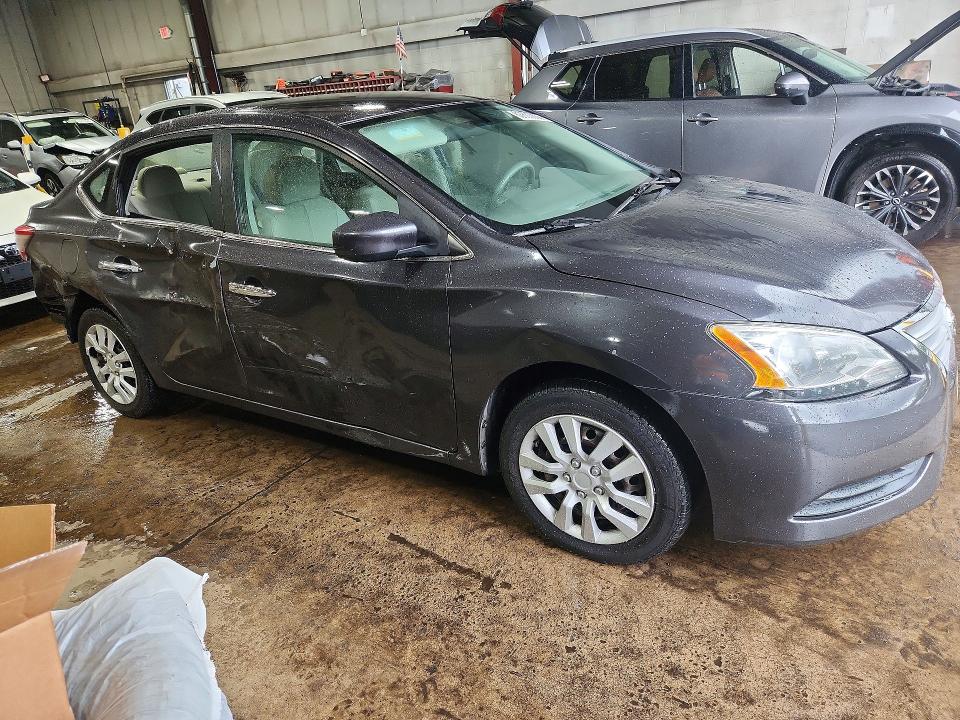 62863836 :رقم المزاد ، 3N1AB7AP4EL627655 vin ، 2014 Nissan Sentra مزاد بيع