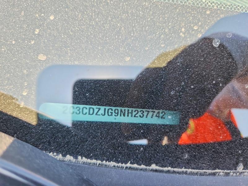 59150656 :رقم المزاد ، 2C3CDZJG9NH237742 vin ، 2022 Dodge Challenger مزاد بيع
