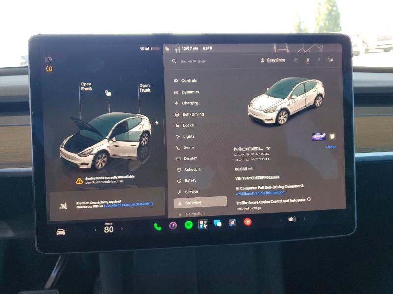 Aukcja sprzedaży 2023 Tesla Model Y, vin: 7SAYGDEE8PF622869, numer aukcji: 62980586