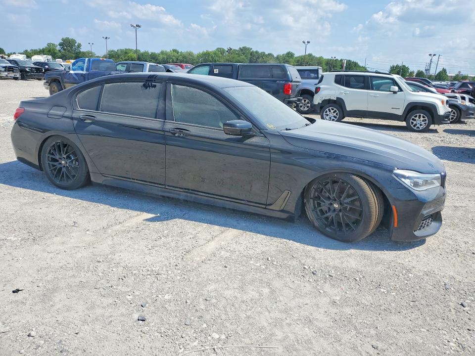 2018 Bmw 750 მანქანა იყიდება აუქციონზე, vin: WBA7F2C50JG424686, აუქციონის ნომერი: 60599146