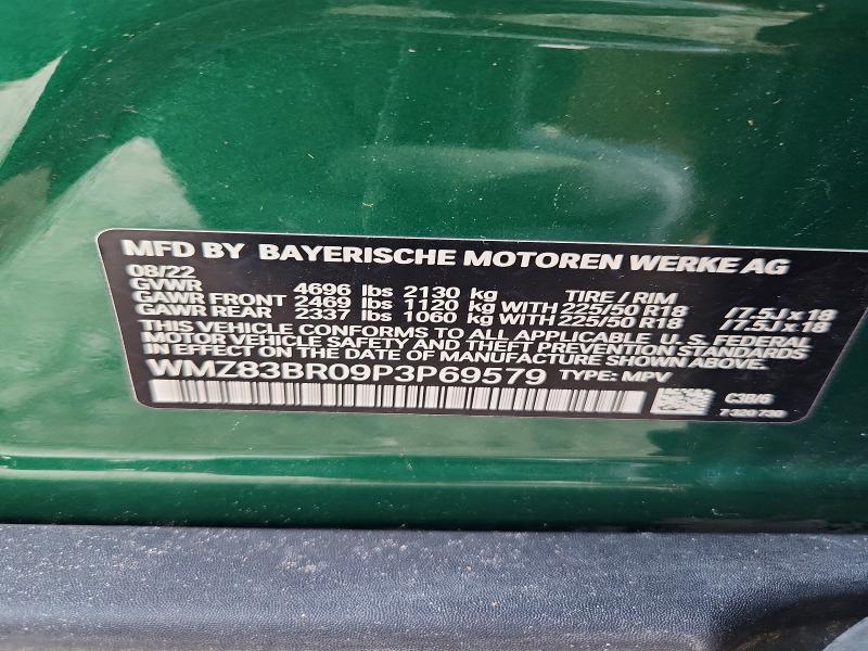 Продаж на аукціоні авто 2023 Mini Cooper, vin: WMZ83BR09P3P69579, номер лоту: 63183866