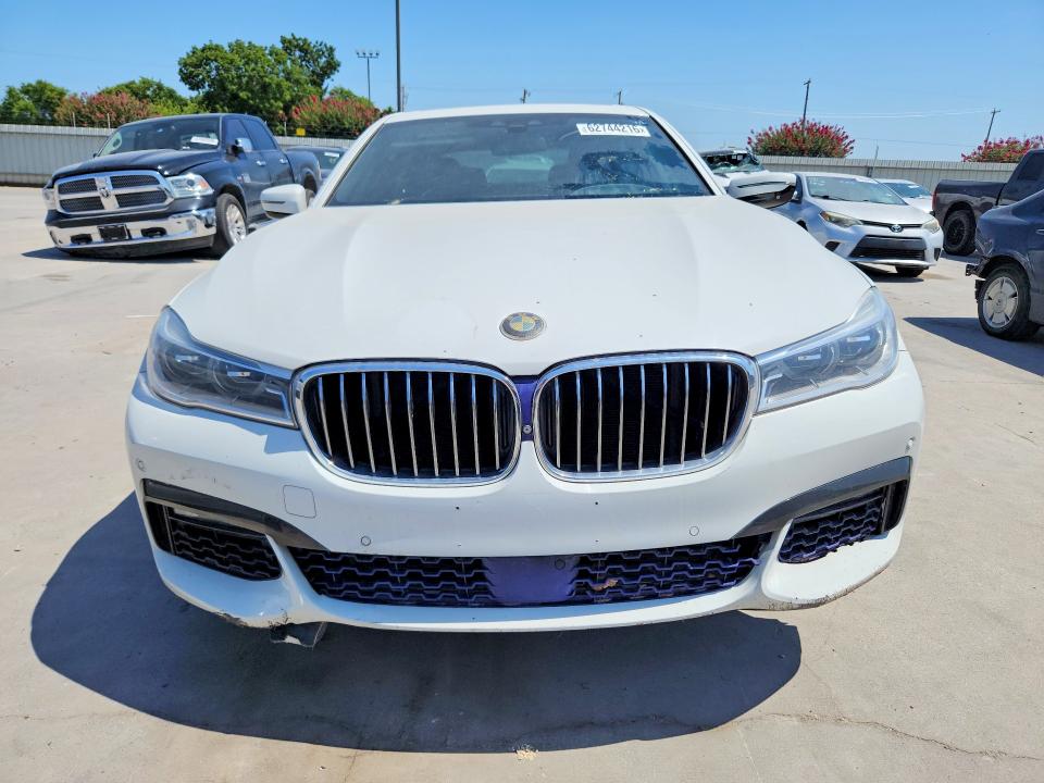 2018 Bmw 750 მანქანა იყიდება აუქციონზე, vin: WBA7F2C53JG423595, აუქციონის ნომერი: 62744216