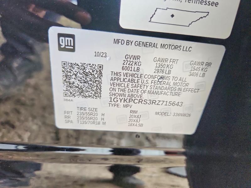 Продажа на аукционе авто 2024 Cadillac Xt6, vin: 1GYKPCRS3RZ715643, номер лота: 61240616