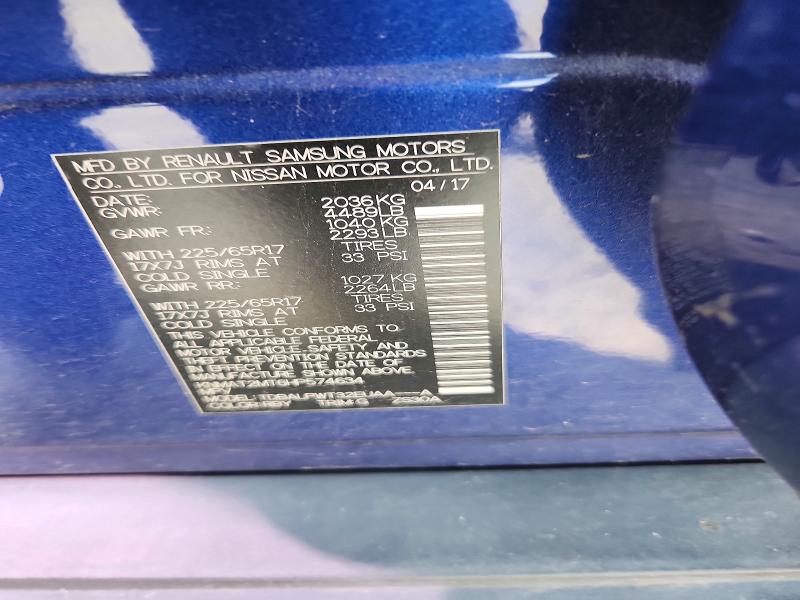 Продажа на аукционе авто 2017 Nissan Rogue, vin: KNMAT2MT6HP574634, номер лота: 63326046