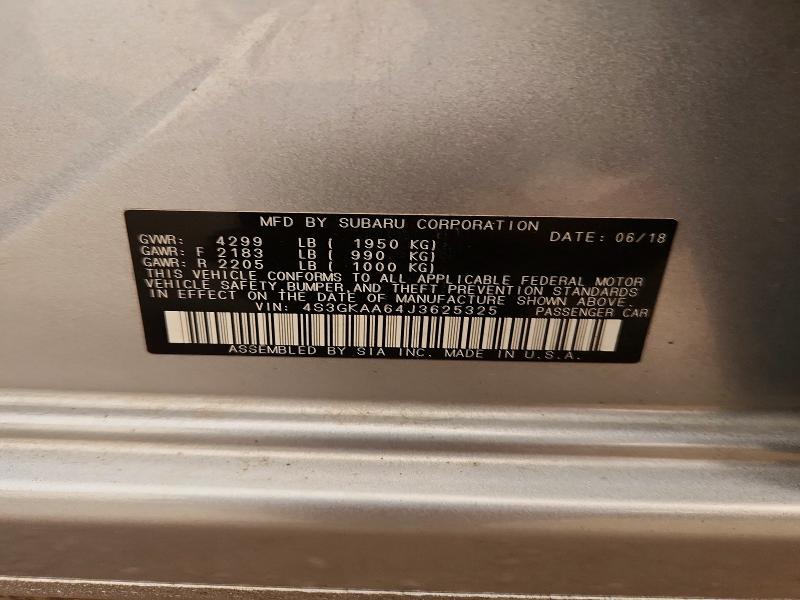 Продажа на аукционе авто 2018 Subaru Impreza, vin: 4S3GKAA64J3625325, номер лота: 61146366