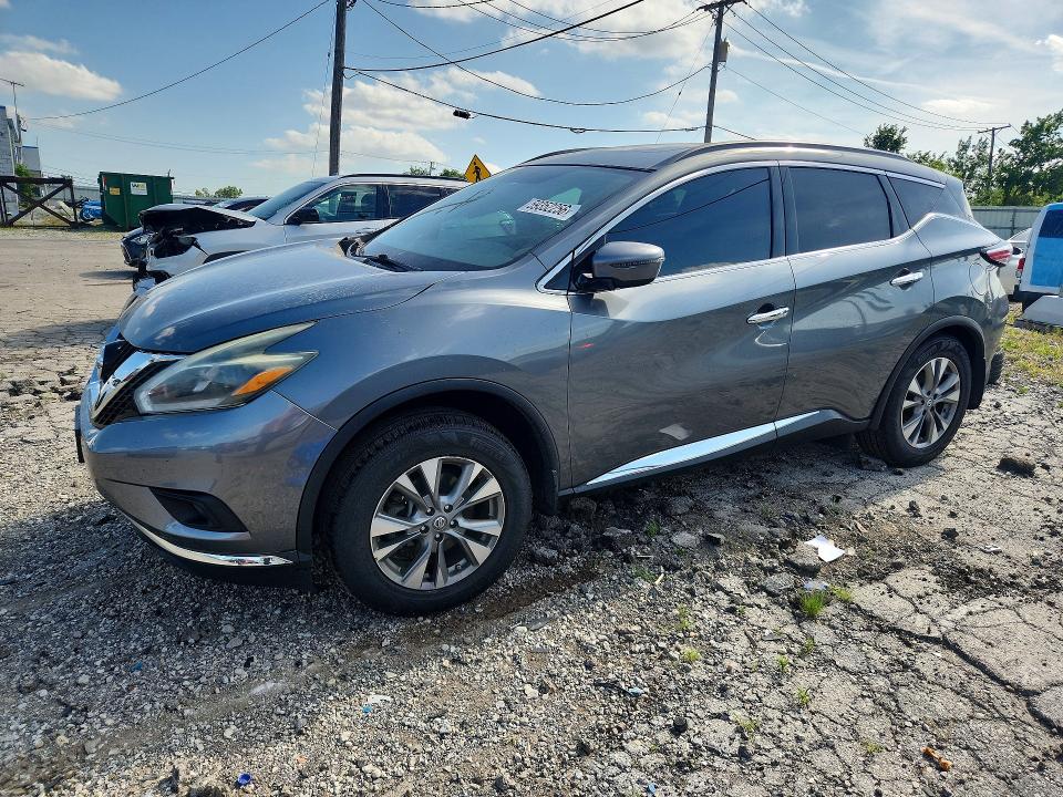 Продажа на аукционе авто 2018 Nissan Murano, vin: 5N1AZ2MH5JN124707, номер лота: 59352256