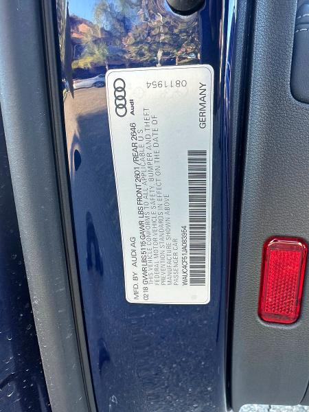 Продаж на аукціоні авто 2018 Audi S5, vin: WAUC4CF51JA083954, номер лоту: 63612406