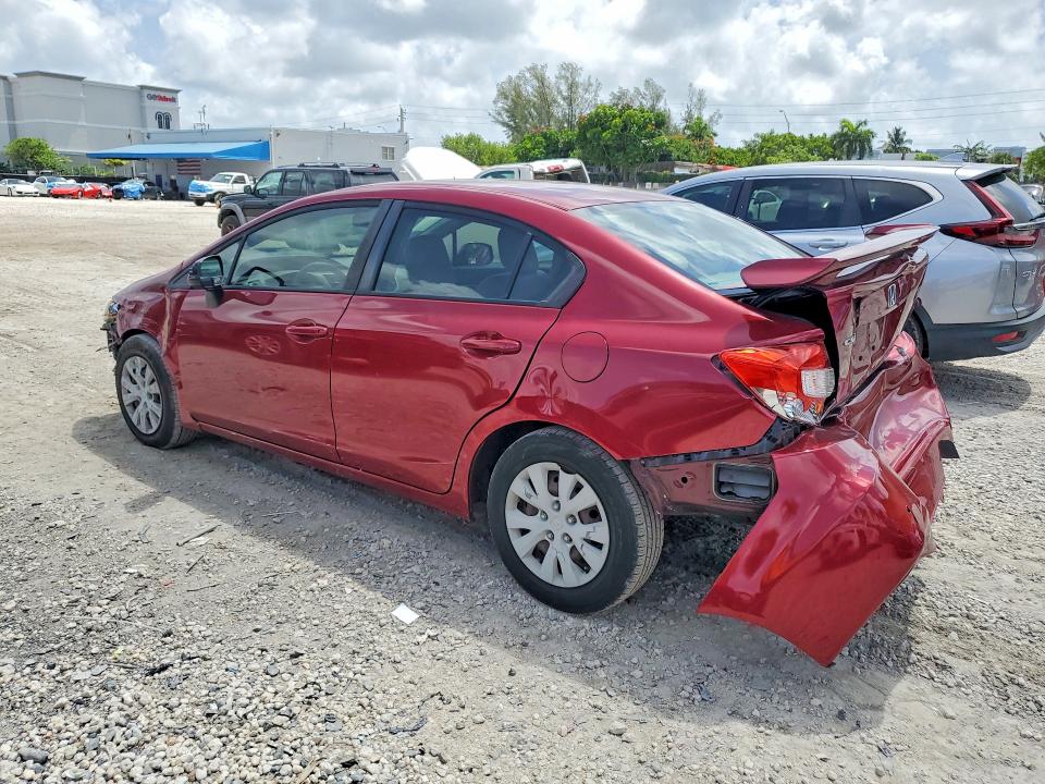 Продажа на аукционе авто 2012 Honda Civic, vin: 2HGFB2F57CH562479, номер лота: 60810656