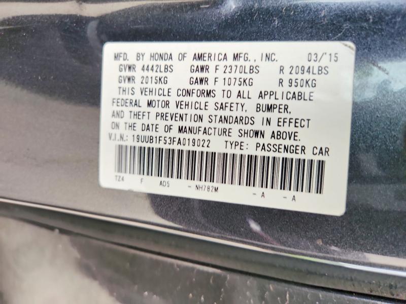Aukcja sprzedaży 2015 Acura Tlx, vin: 19UUB1F53FA019022, numer aukcji: 60494676