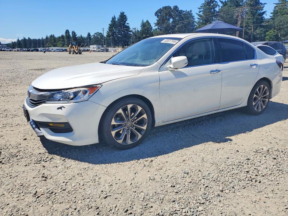 Auction sale of the 2016 Honda Accord, vin: 1HGCR2F09GA093225, lot number: 60837996