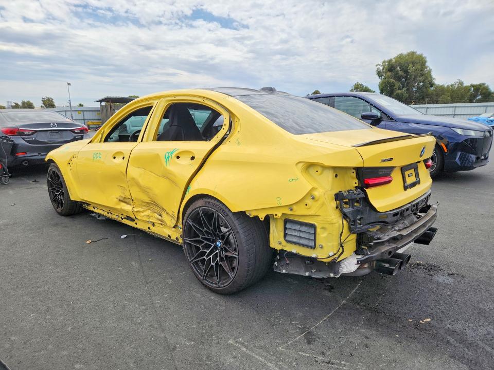 2023 Bmw M3 მანქანა იყიდება აუქციონზე, vin: WBS43AY01PFN90020, აუქციონის ნომერი: 60953276
