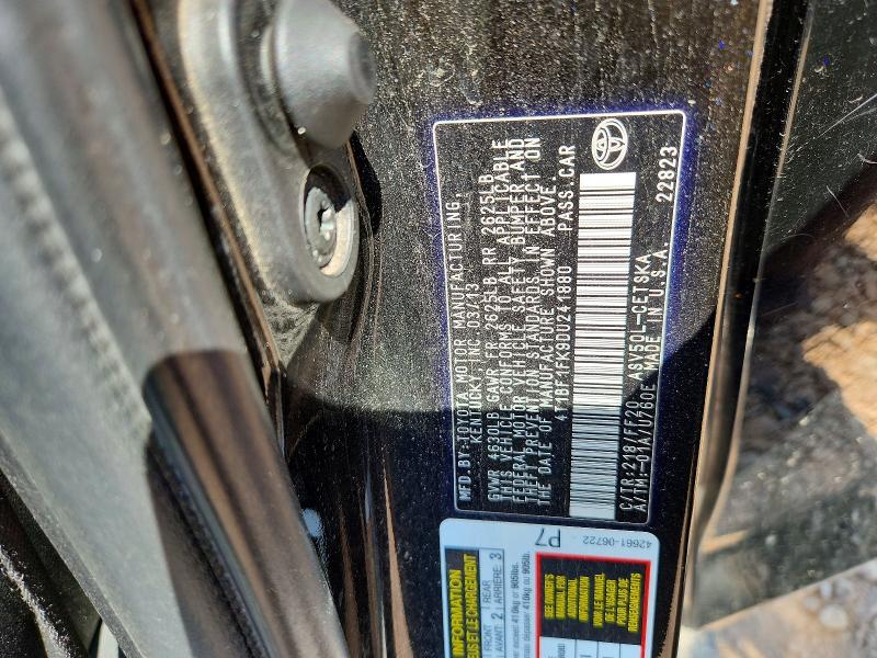 59672806 :رقم المزاد ، 4T1BF1FK9DU241880 vin ، 2013 Toyota Camry مزاد بيع
