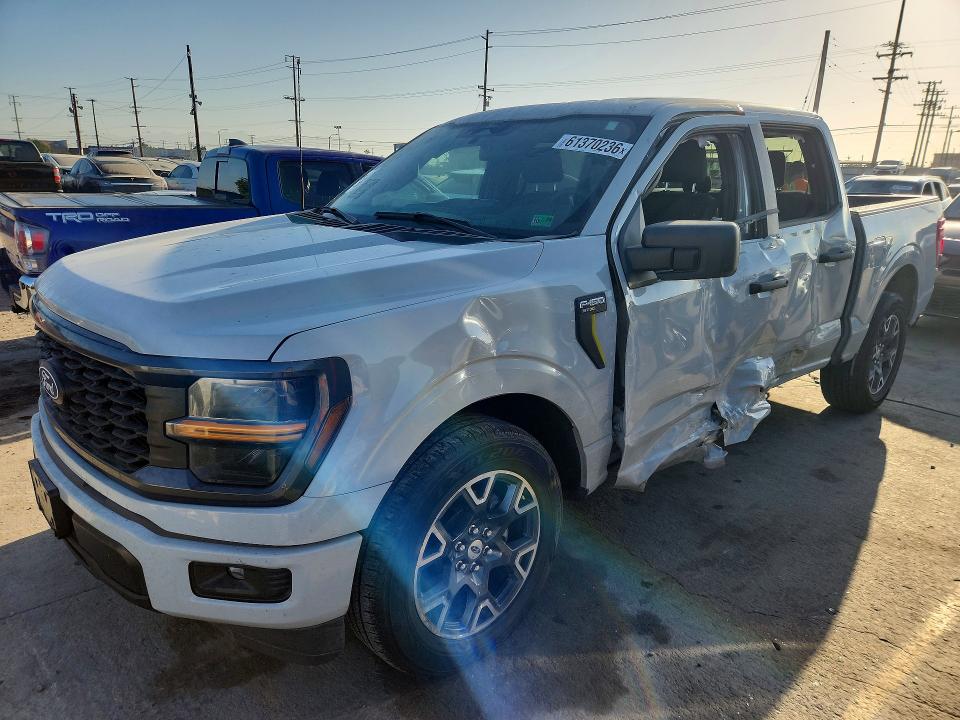 61370236 :رقم المزاد ، 1FTEW2KP7RKF20417 vin ، 2024 Ford F150 مزاد بيع