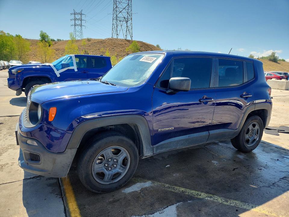 61980306 :رقم المزاد ، ZACCJBAB2HPG16021 vin ، 2017 Jeep Renegade مزاد بيع
