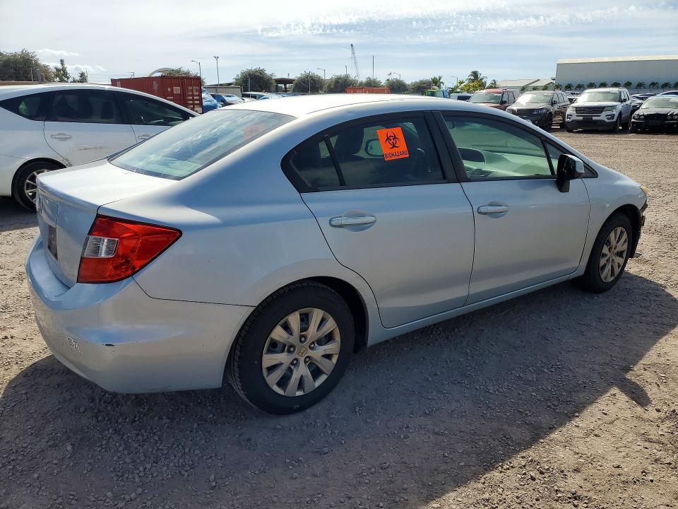 61172656 :رقم المزاد ، 2HGFB2F50CH559276 vin ، 2012 Honda Civic مزاد بيع