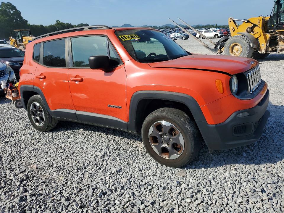59230036 :رقم المزاد ، ZACCJBAB2HPE94132 vin ، 2017 Jeep Renegade مزاد بيع