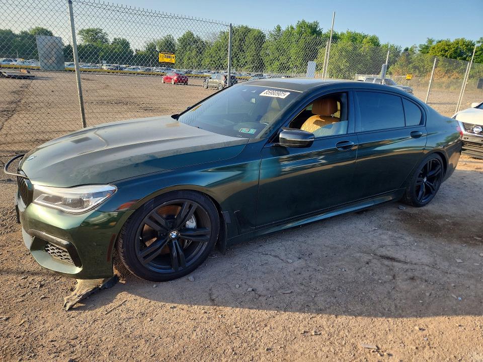2018 Bmw 750 მანქანა იყიდება აუქციონზე, vin: WBA7F2C50JB238725, აუქციონის ნომერი: 85980905