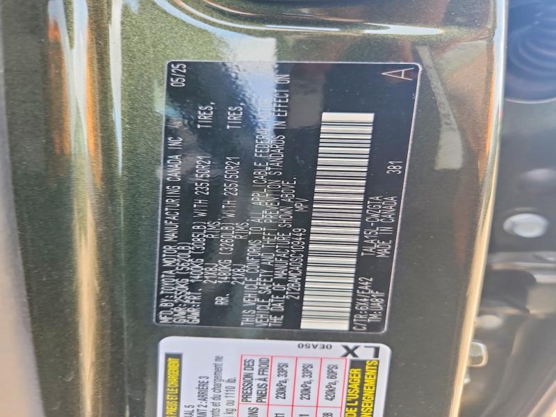 60201346 :رقم المزاد ، 2T2BAMCA0SC109449 vin ، 2025 Lexus Rx 350 مزاد بيع